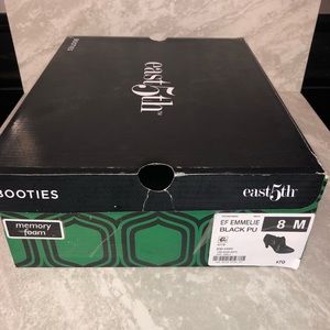 east 5th womens emmelie stiletto heel zip bootie